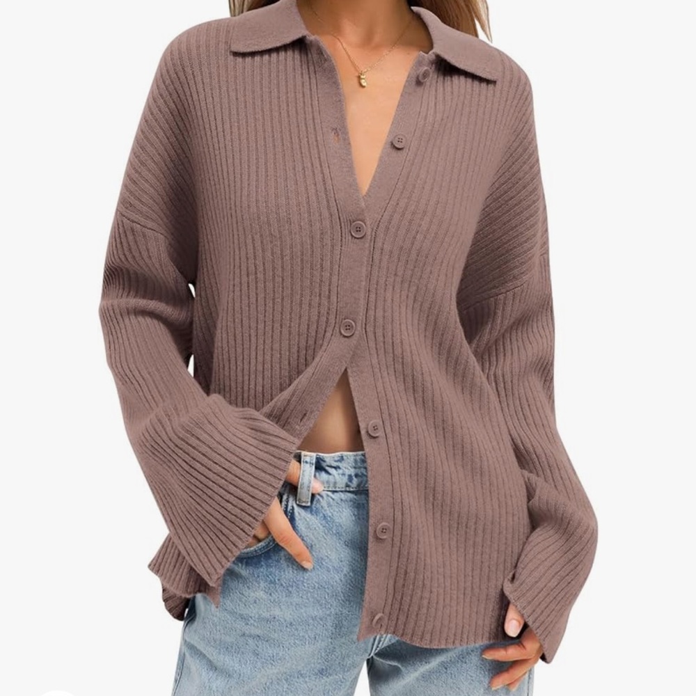 Collared Cardigan